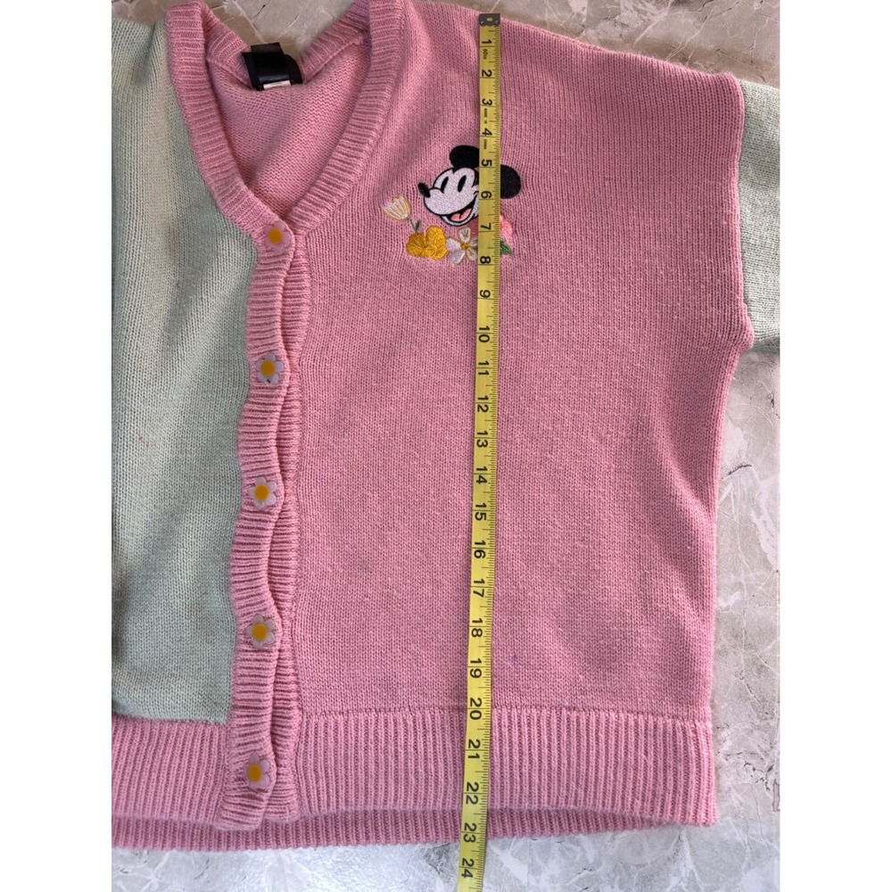 Disney Mickey Mouse And Friends Spring Pastel Girls Cardigan Plus Size 0 - Picture 11 of 11
